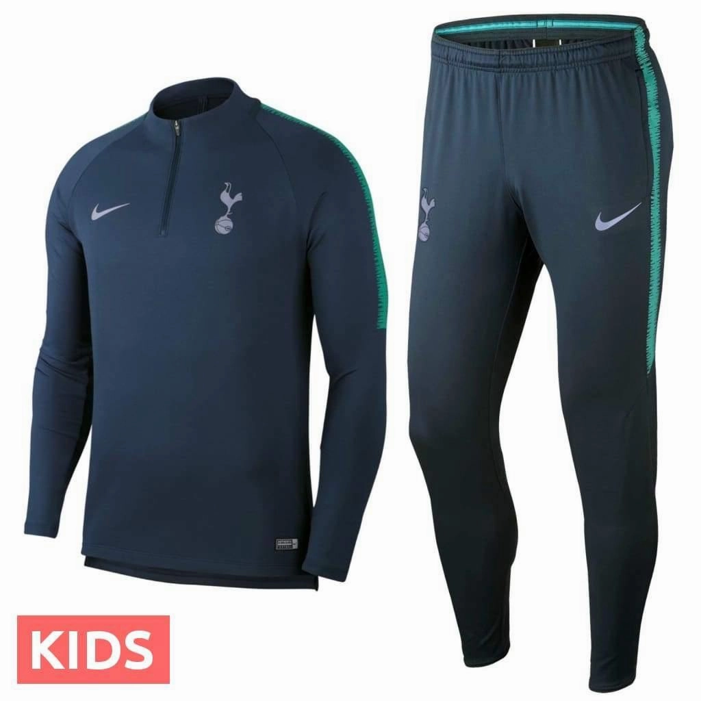 Kids - Tottenham Hotspur UCL training technical soccer tracksuit 2018/19 - Nike logoed print venue