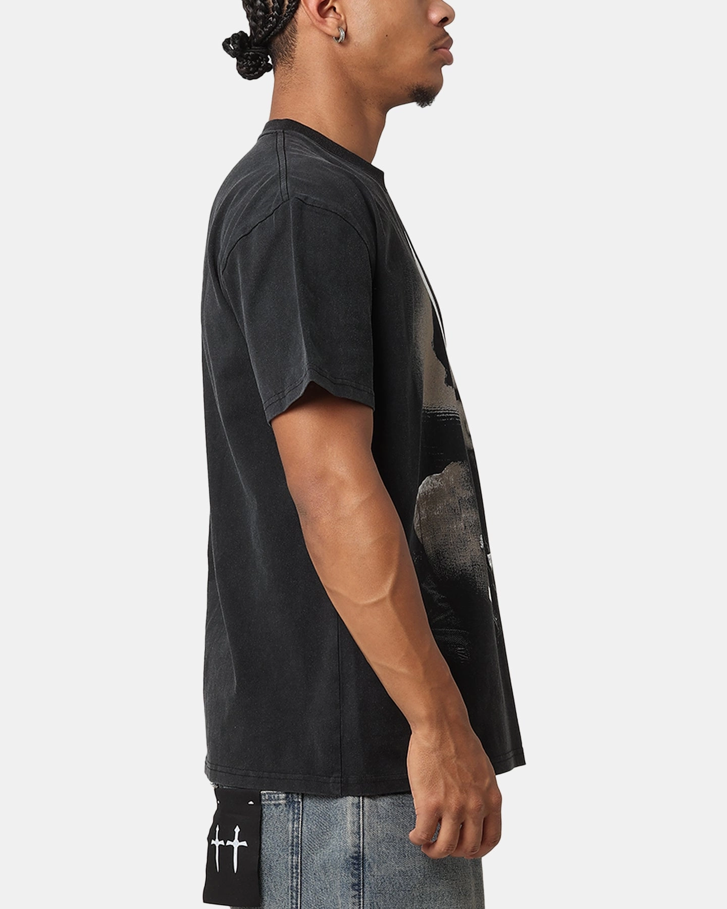 Goat Crew X Dune Chani Heavy T-Shirt Vintage Black NonRestrictiveCut Reinforced Neckline