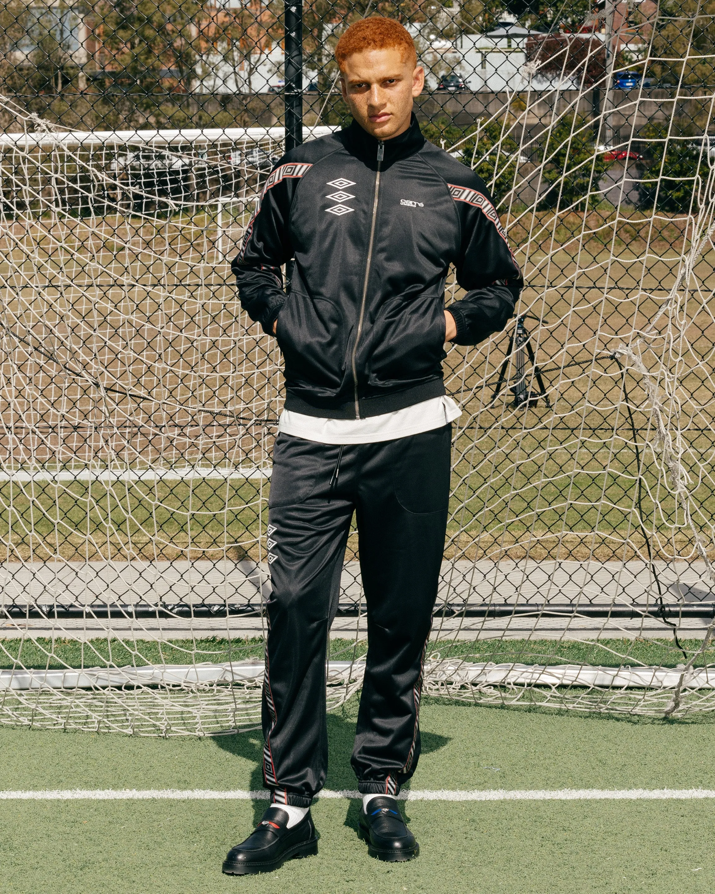 Carr?? X Umbro Unity Track Jacket Black Adjustable Drawstring Hood