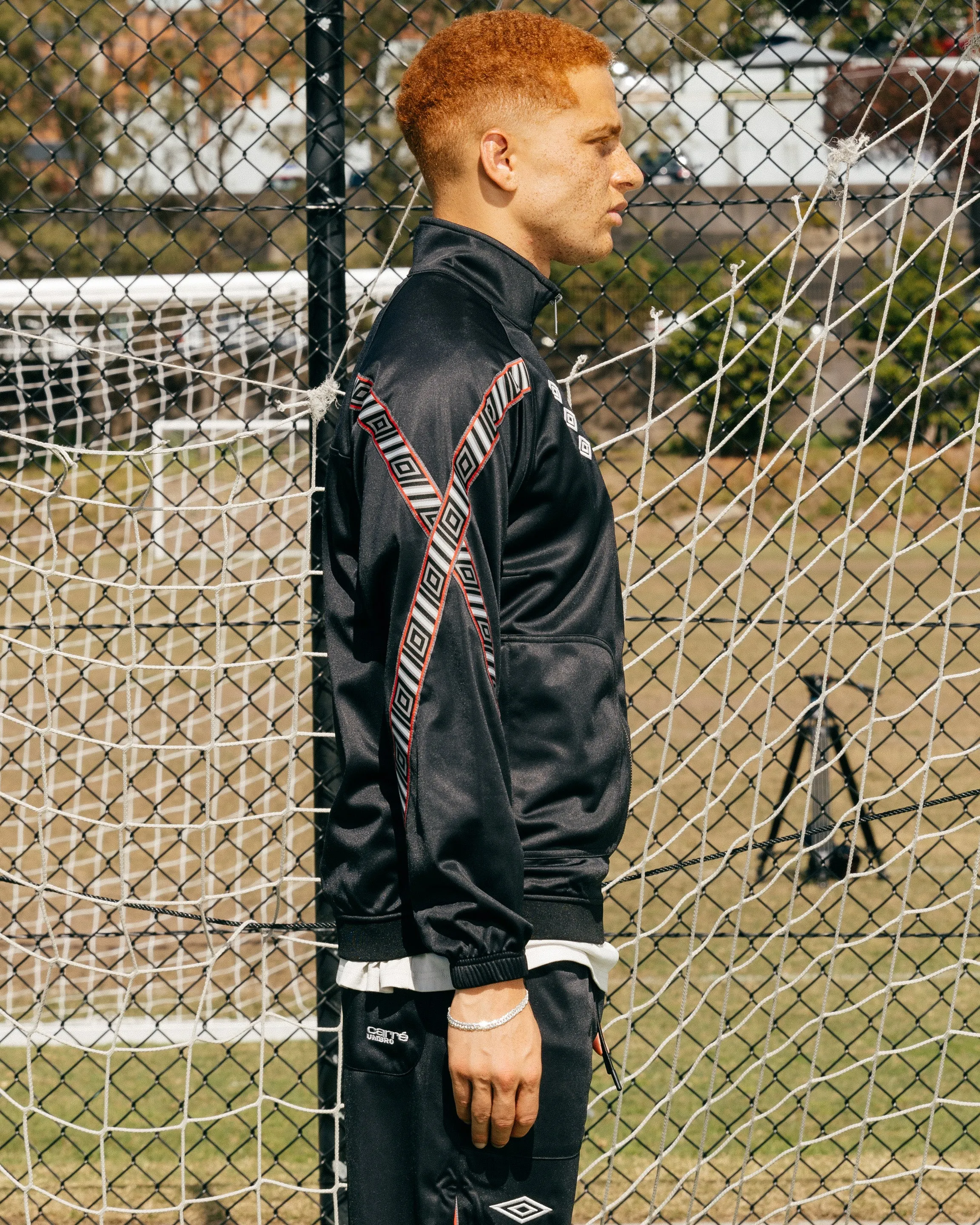 Carr?? X Umbro Unity Track Jacket Black Warm Shield