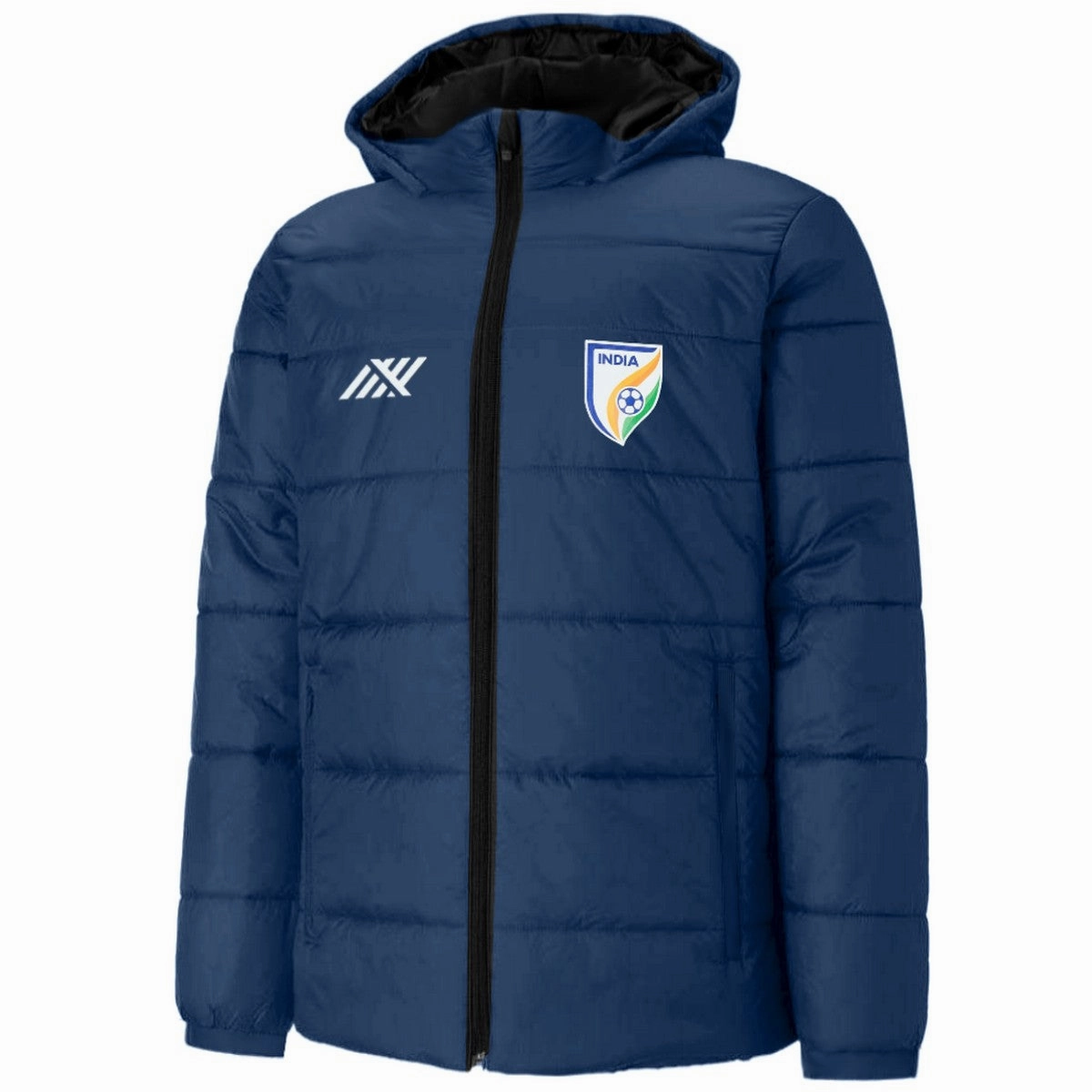 Semi-formal India national team soccer padded bench jacket 2023 - Puma