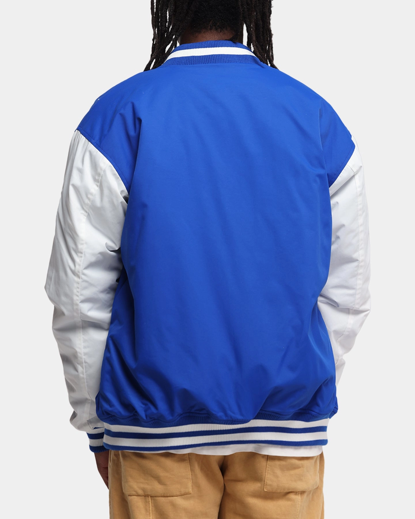 Bleacher Athletic Canterbury-Bankstown Bulldogs NRL 1908 Baseball Varsity Jacket Official Team Colour suitable for stage shows BreathableTechnology