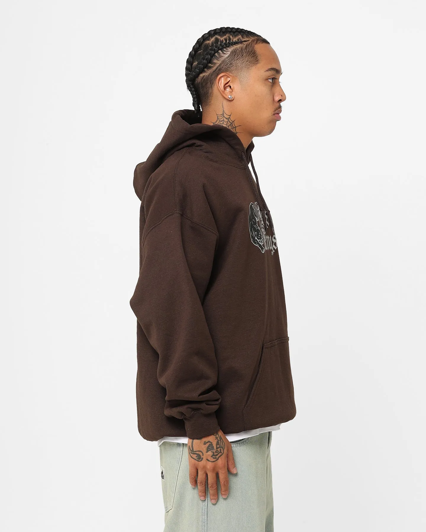 Last Kings Panther Hoodie Brown suitable for beauty pageants college