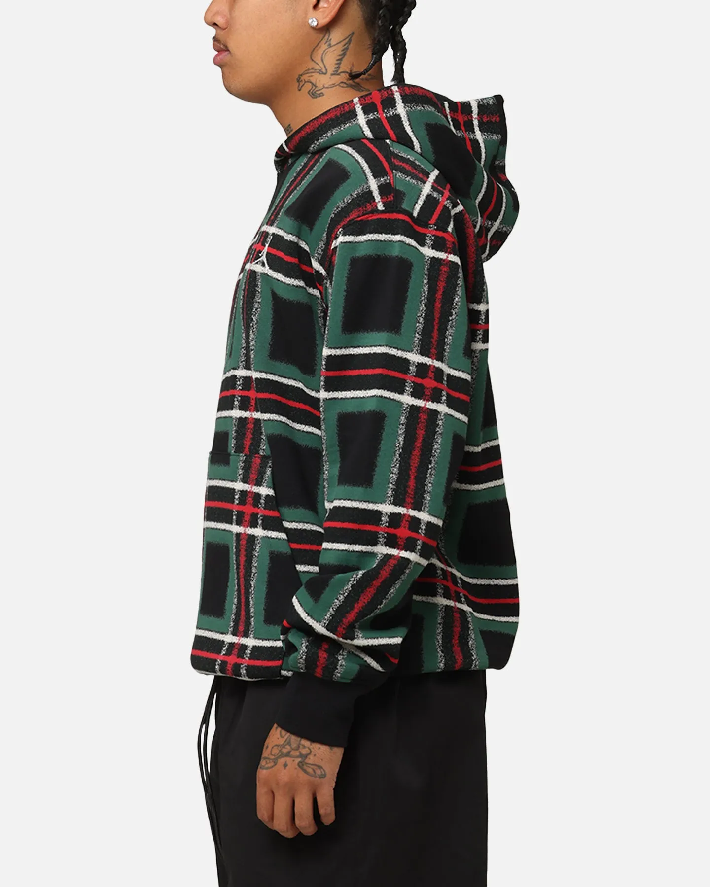 Perfection Collaborate Jordan Essentials Holiday Fleece Pullover Hoodie Black/Sail