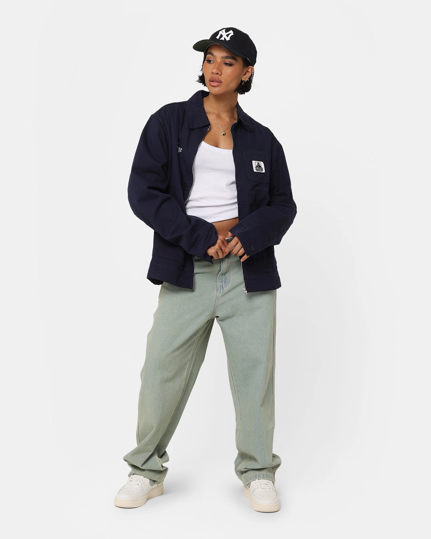 Last X-Large Patch Work Jacket Navy