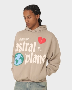 Loiter Astral Plane Hoodie Tan Modern Utility
