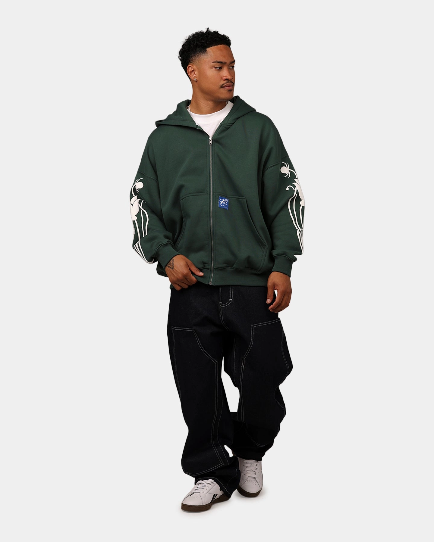 Carre Nouveau Fill Zip Hoodie Green graduation party