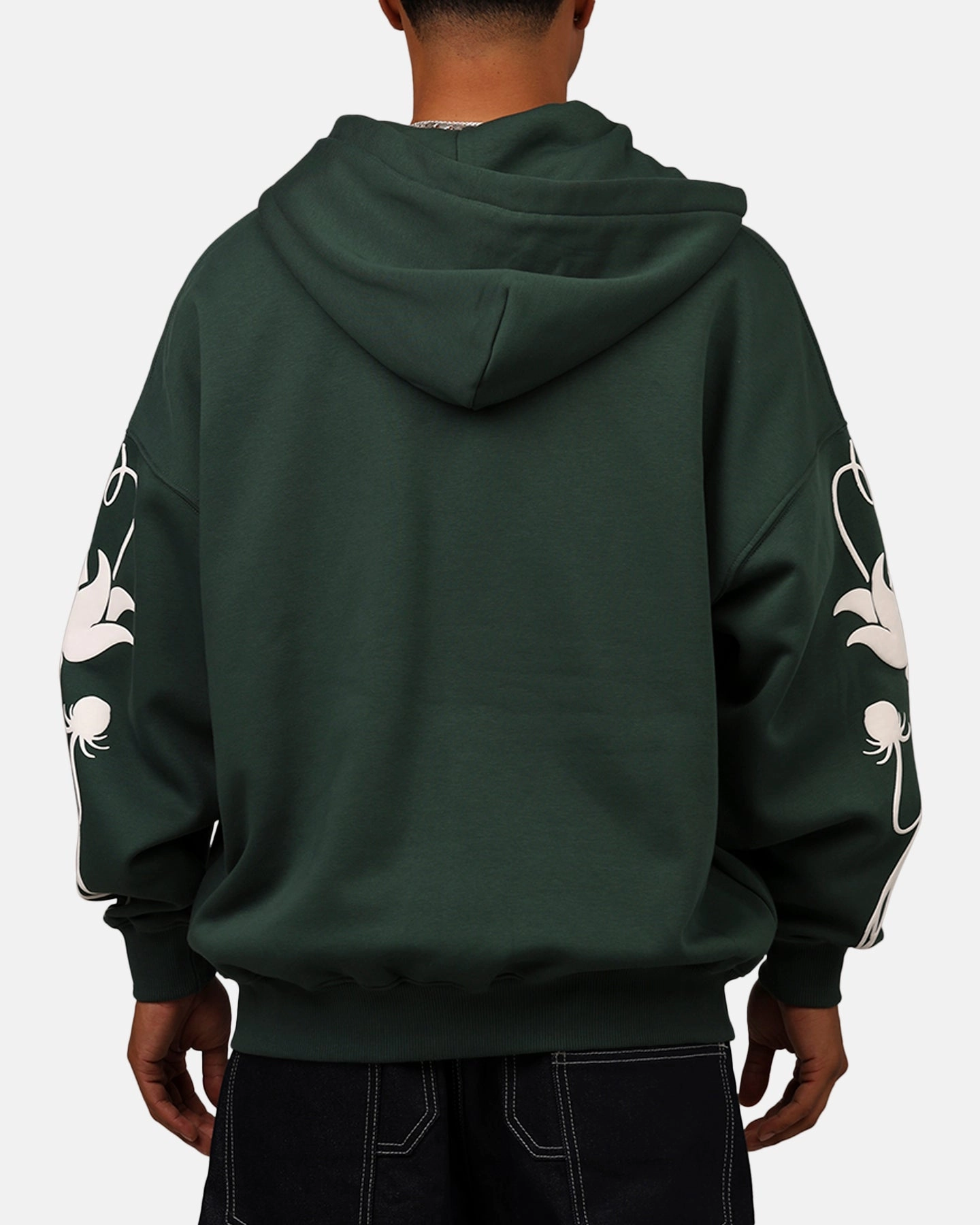 Carre Nouveau Fill Zip Hoodie Green night