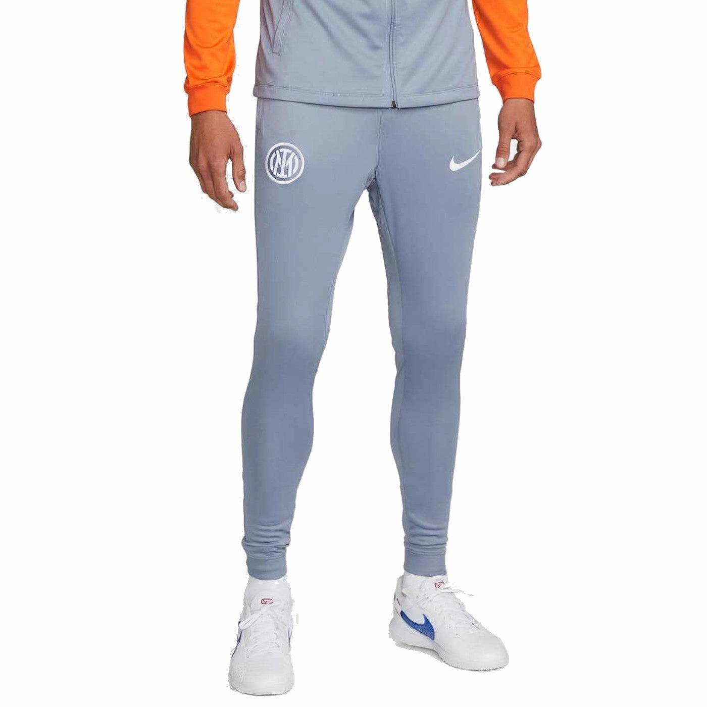 Inter Milan gray UCL hooded presentation tracksuit 2023/24 - Nike microfiber