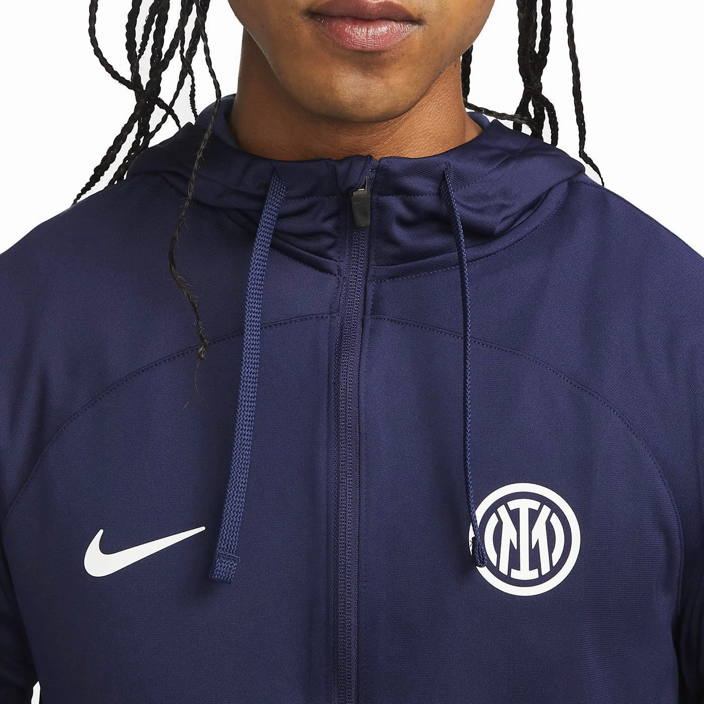 digital futuristic Inter Milan hooded training presentation tracksuit 2022/23 - Nike
