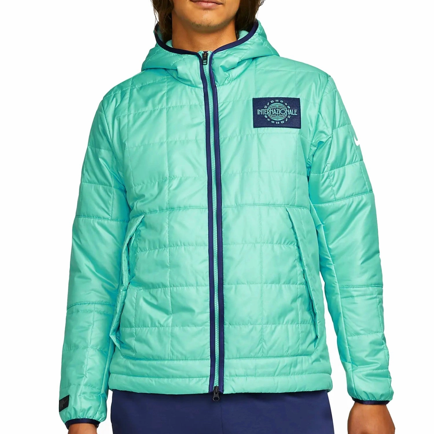 Inter Milan light blue presentation bomber jacket 2022/23 - Nike Bootcut Fit