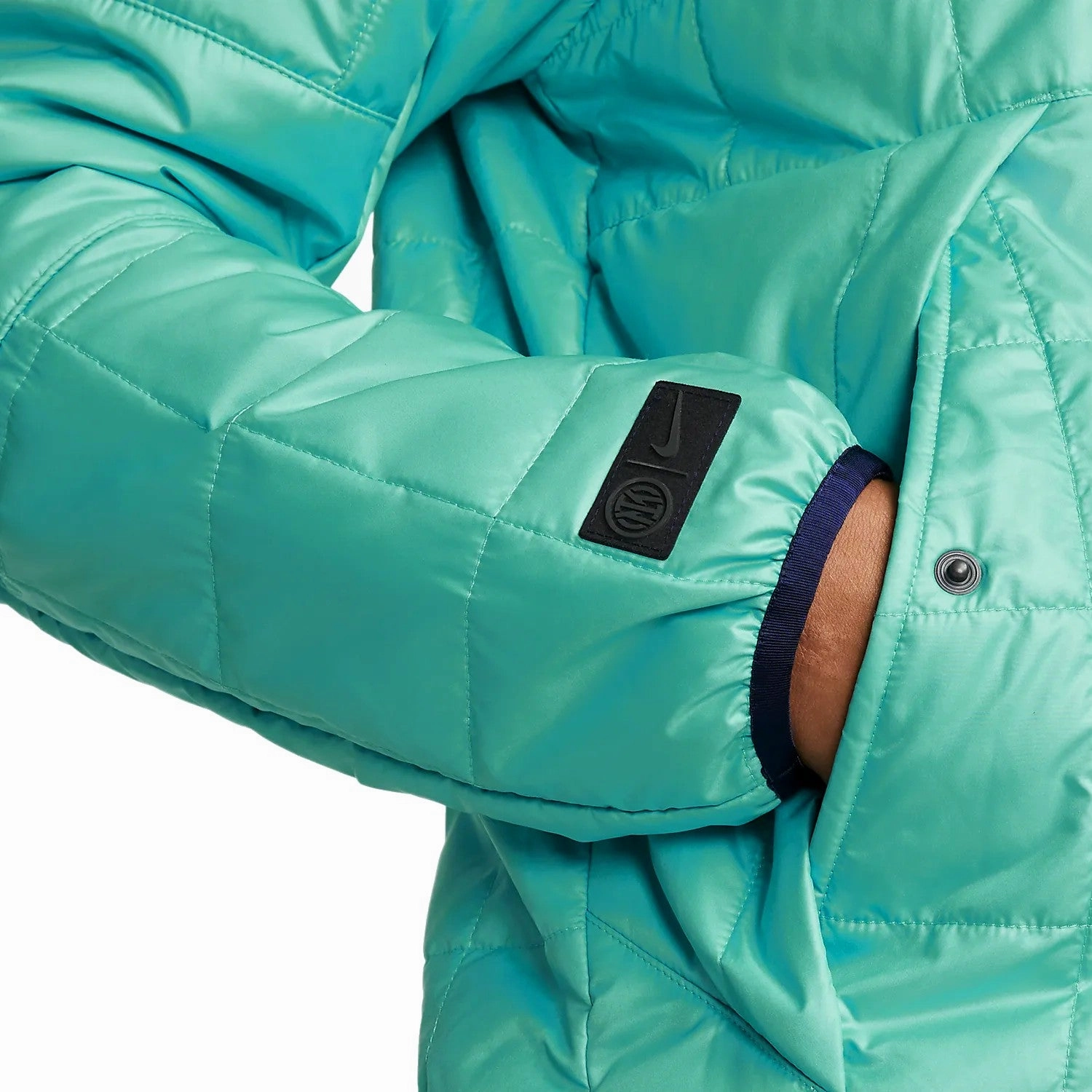 Flexible Inter Milan light blue presentation bomber jacket 2022/23 - Nike