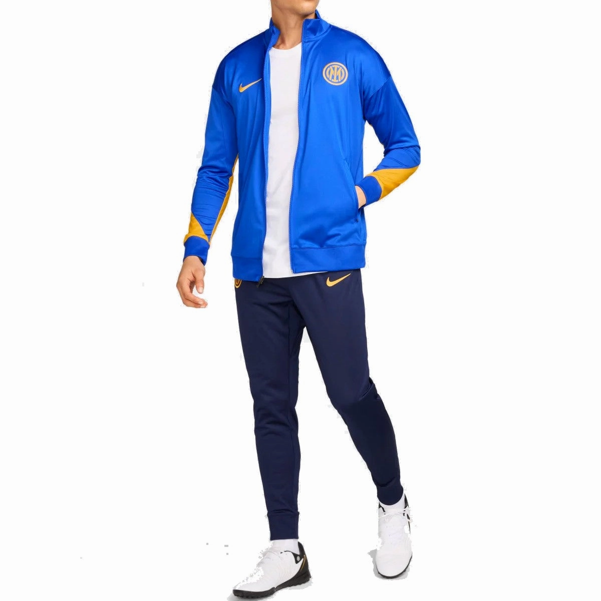 Inter Milan training presentation soccer tracksuit UCL 2024/25 - Nike Flatlock Seam Technology