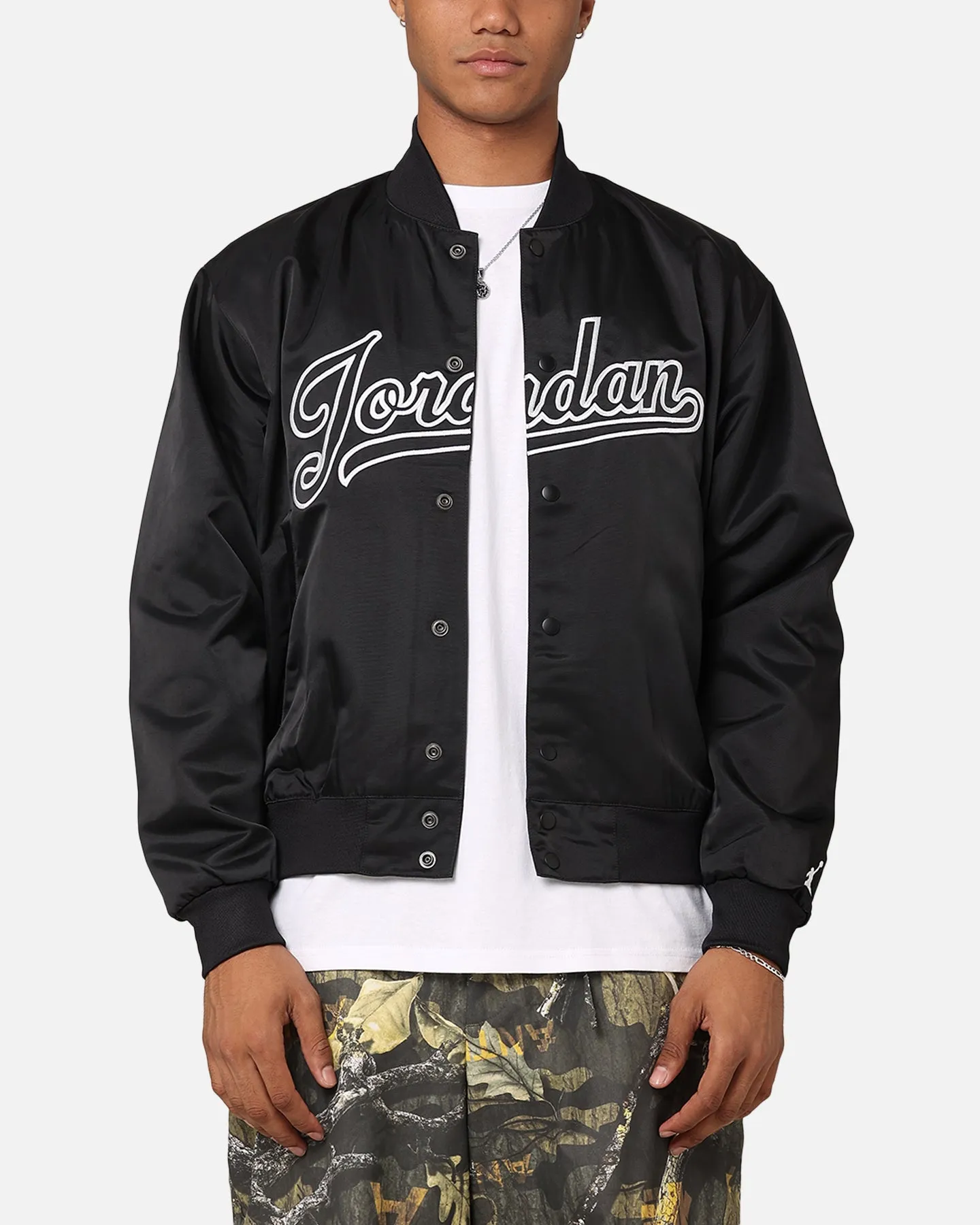 Jordan Flight MVP Statement Jacket Black/White Emblem