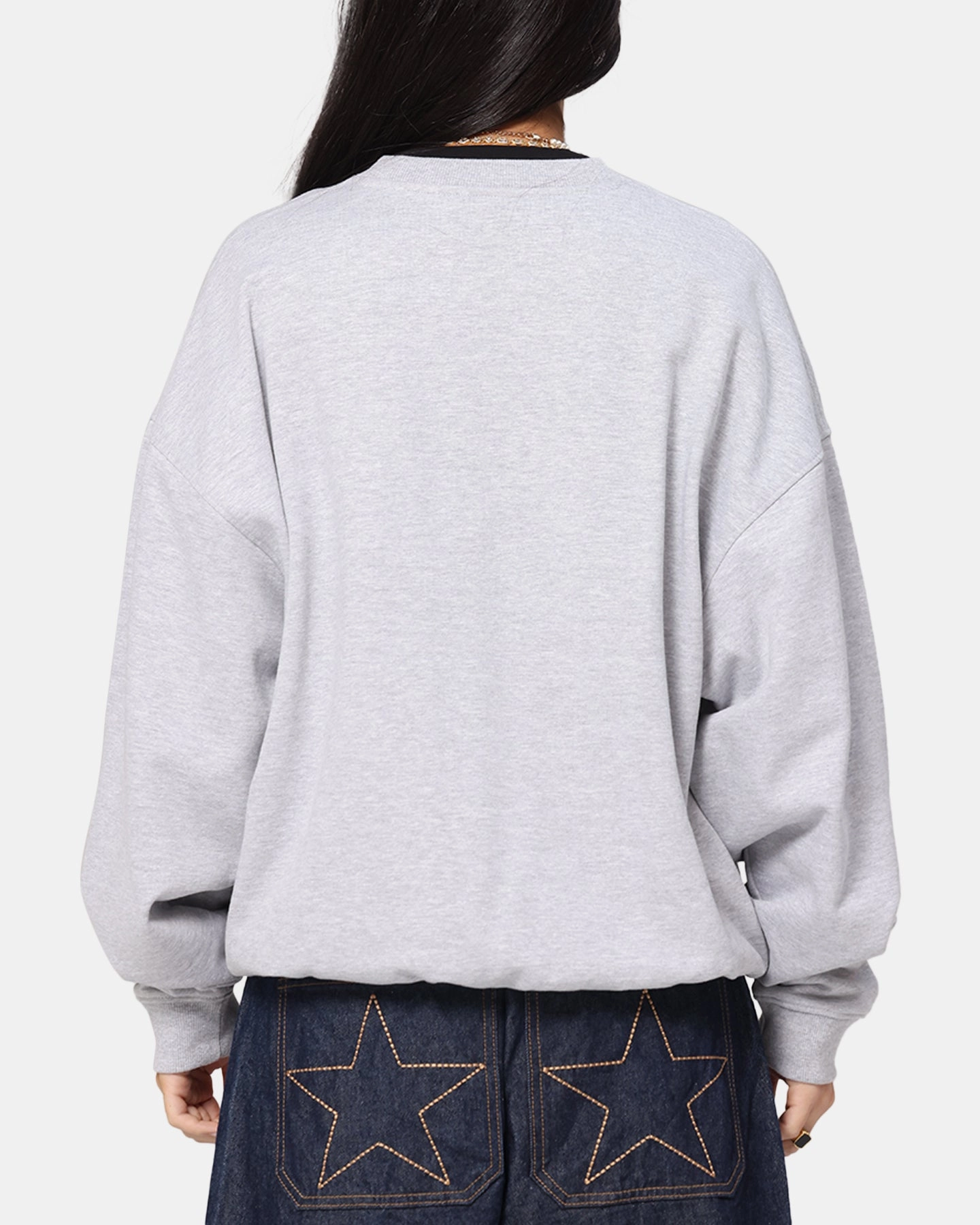 Loiter Arch Premium Crewneck Grey Cozy And Stylish Comfort Knit Piece