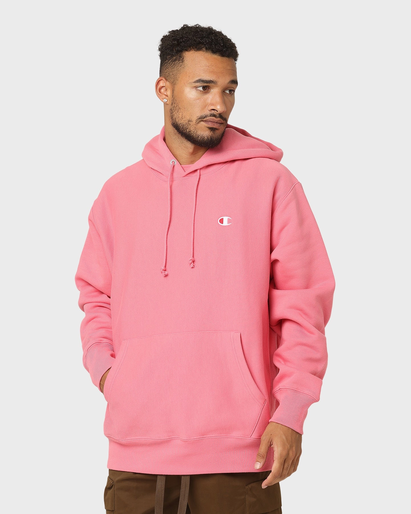Condition Champion Reverse Weave Hood Tickled Rose