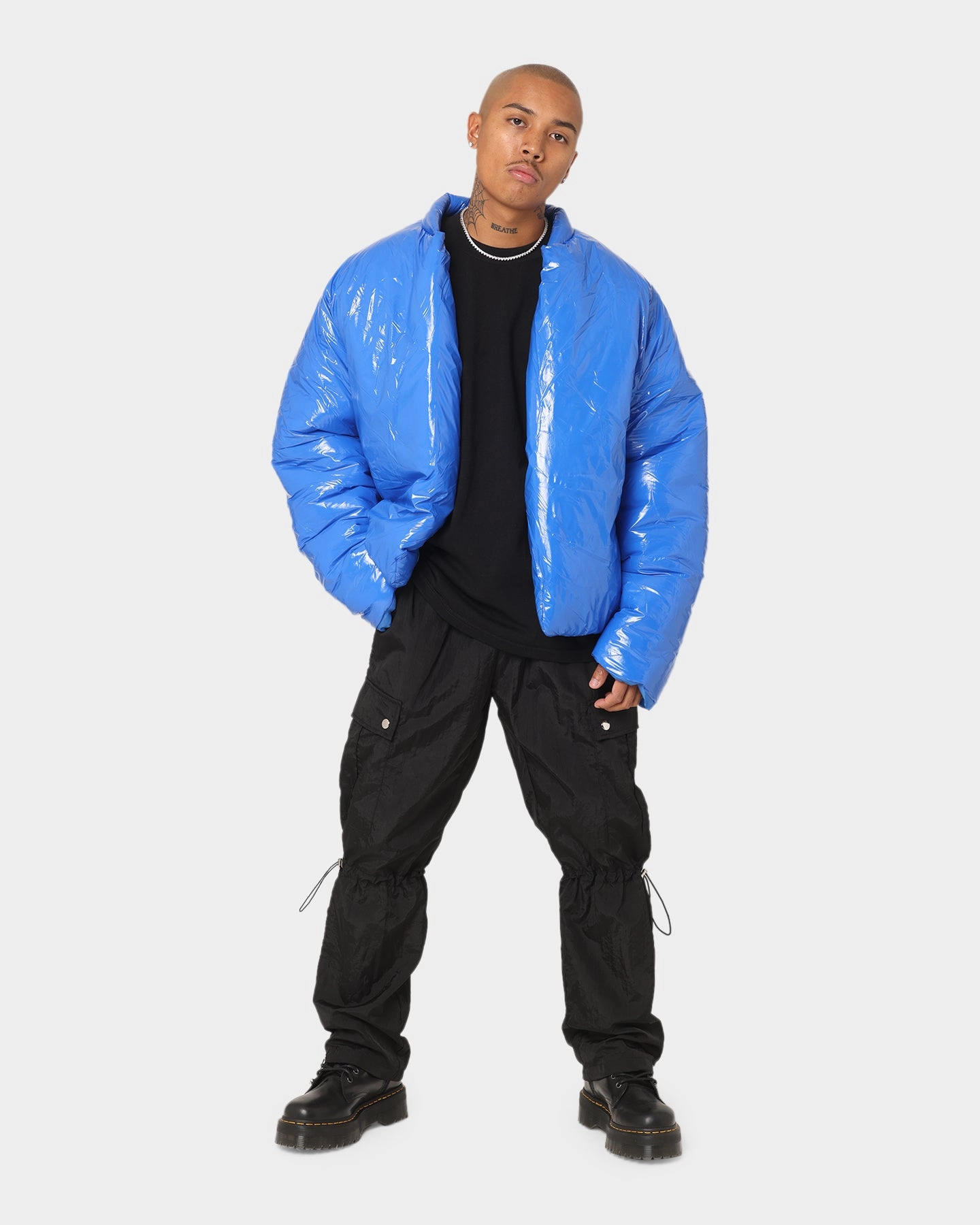 Restore Club Paradise  Paxton Puffer Jacket Blue