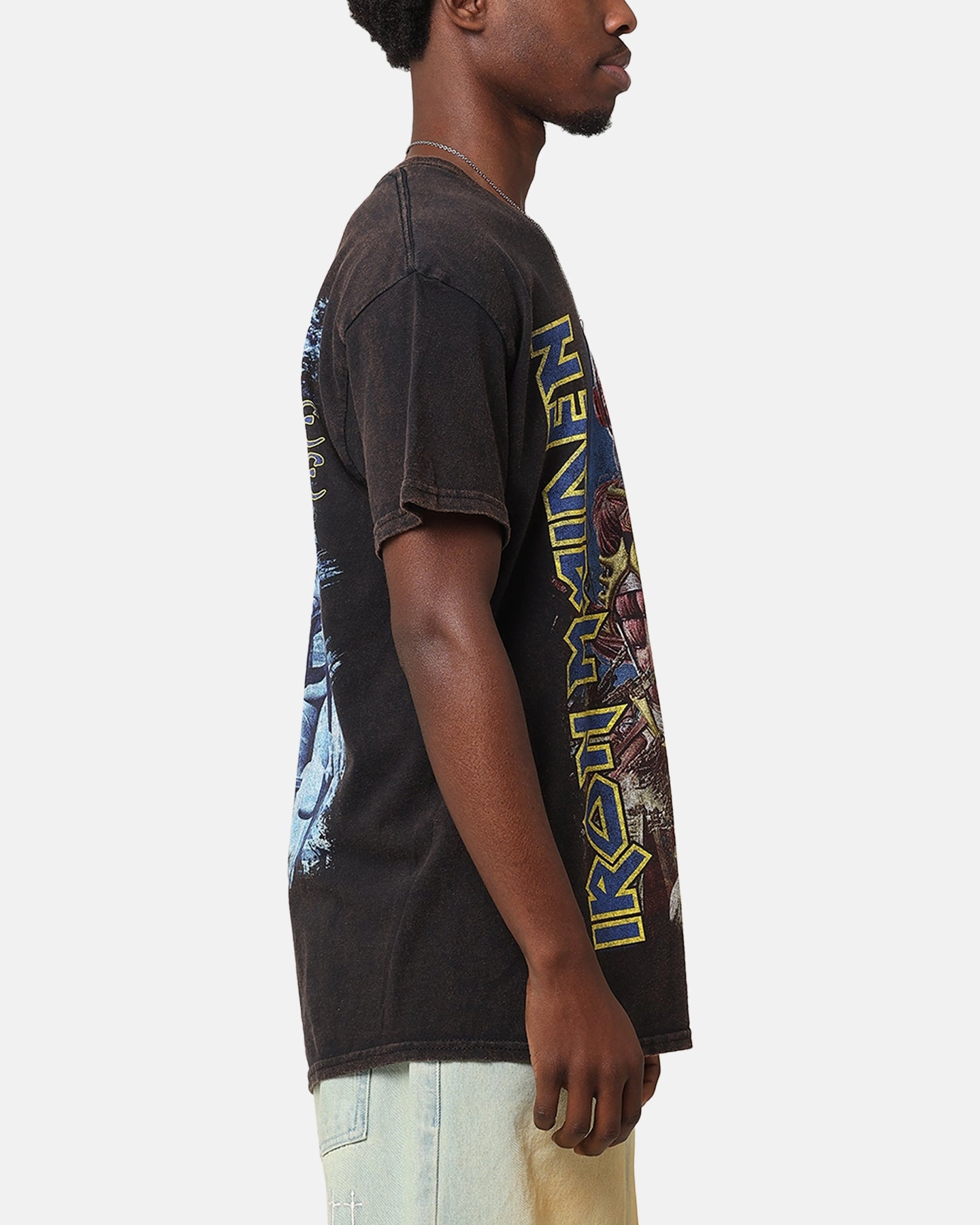 Iron Maiden Back In Time Vintage T-Shirt Black Vintage certified Wear Resistant Fabric