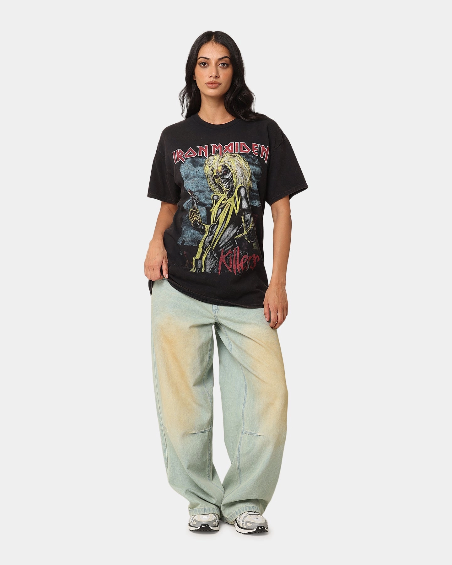 Iron Maiden Killers Green T-Shirt Black Vintage Athletic and Cool Temperature Regulating Fabric