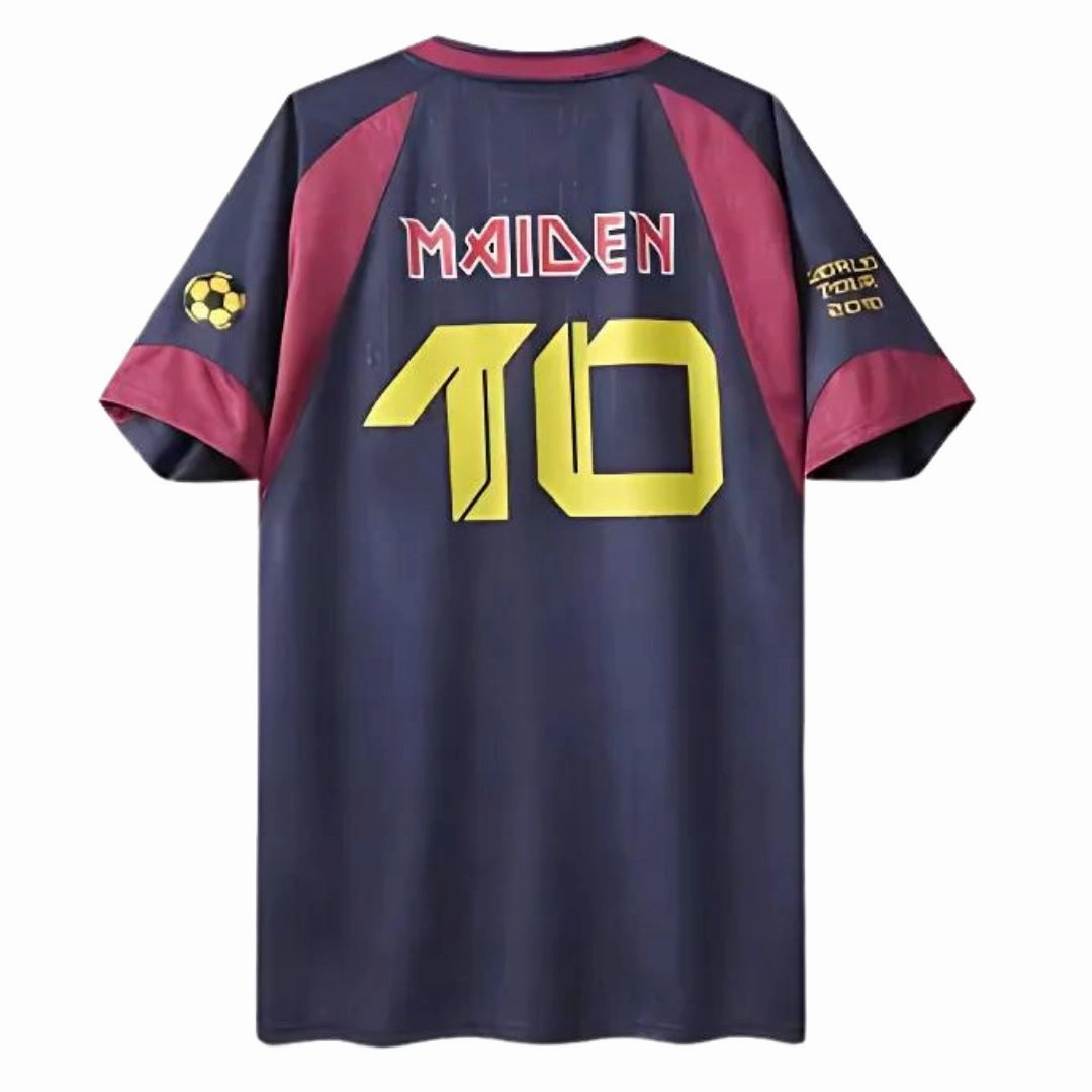 Iron Maiden X West Ham 2010 Home Shirt Vented Back Sporty Gear