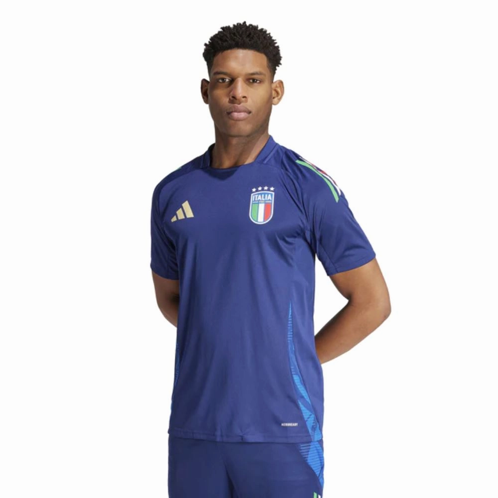 Odor Resistant Finish Friction Free Hemline Design Italy FIGC Training Jersey 24/25