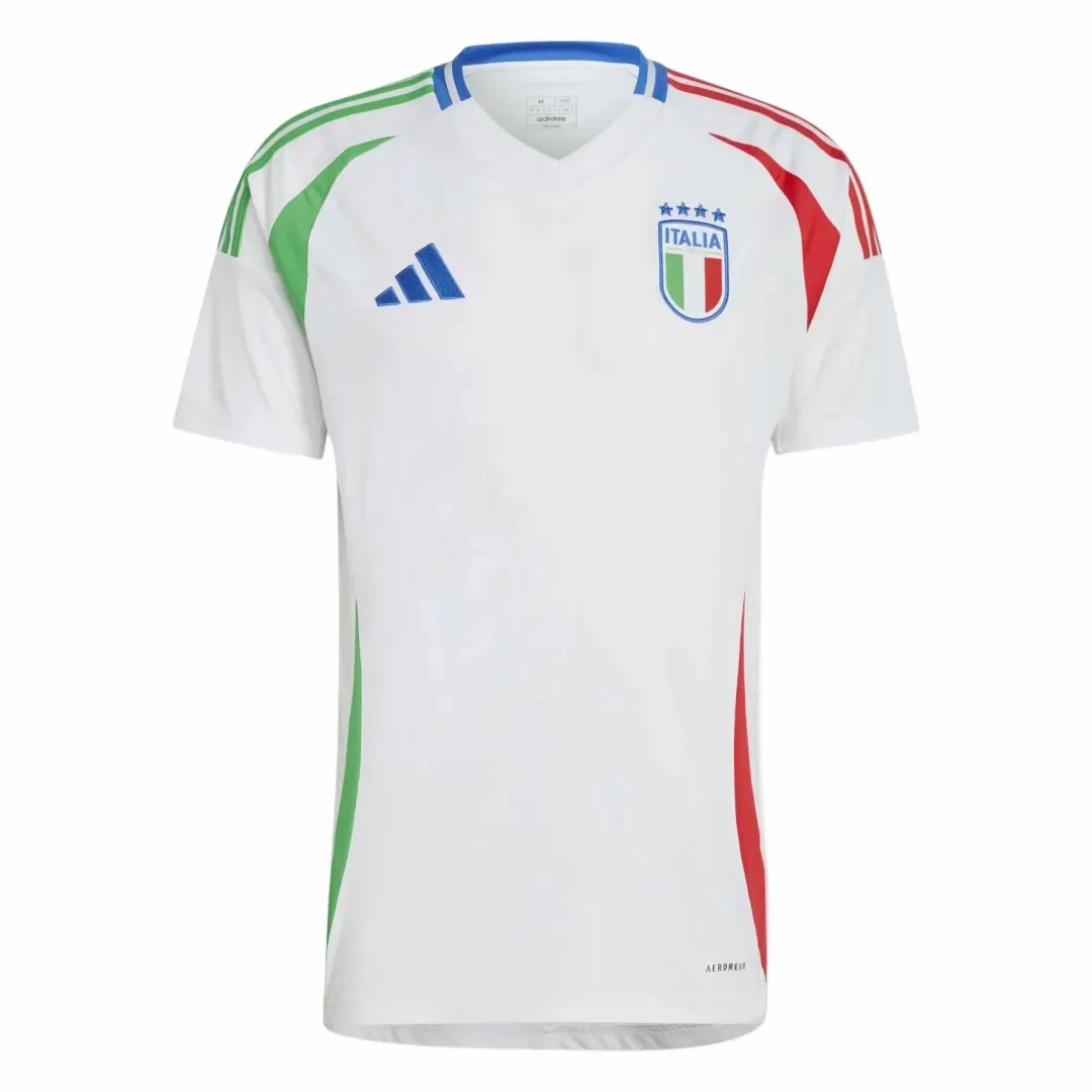 Unilateral Tension Structure HighVisibility Trims Italy national team Away soccer jersey 2024/25 - Adidas