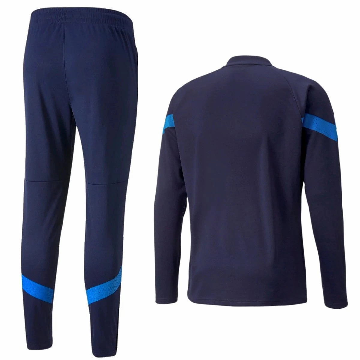 Italy national team navy training Soccer tracksuit 2022/23 - Puma Microperforated Upper Material