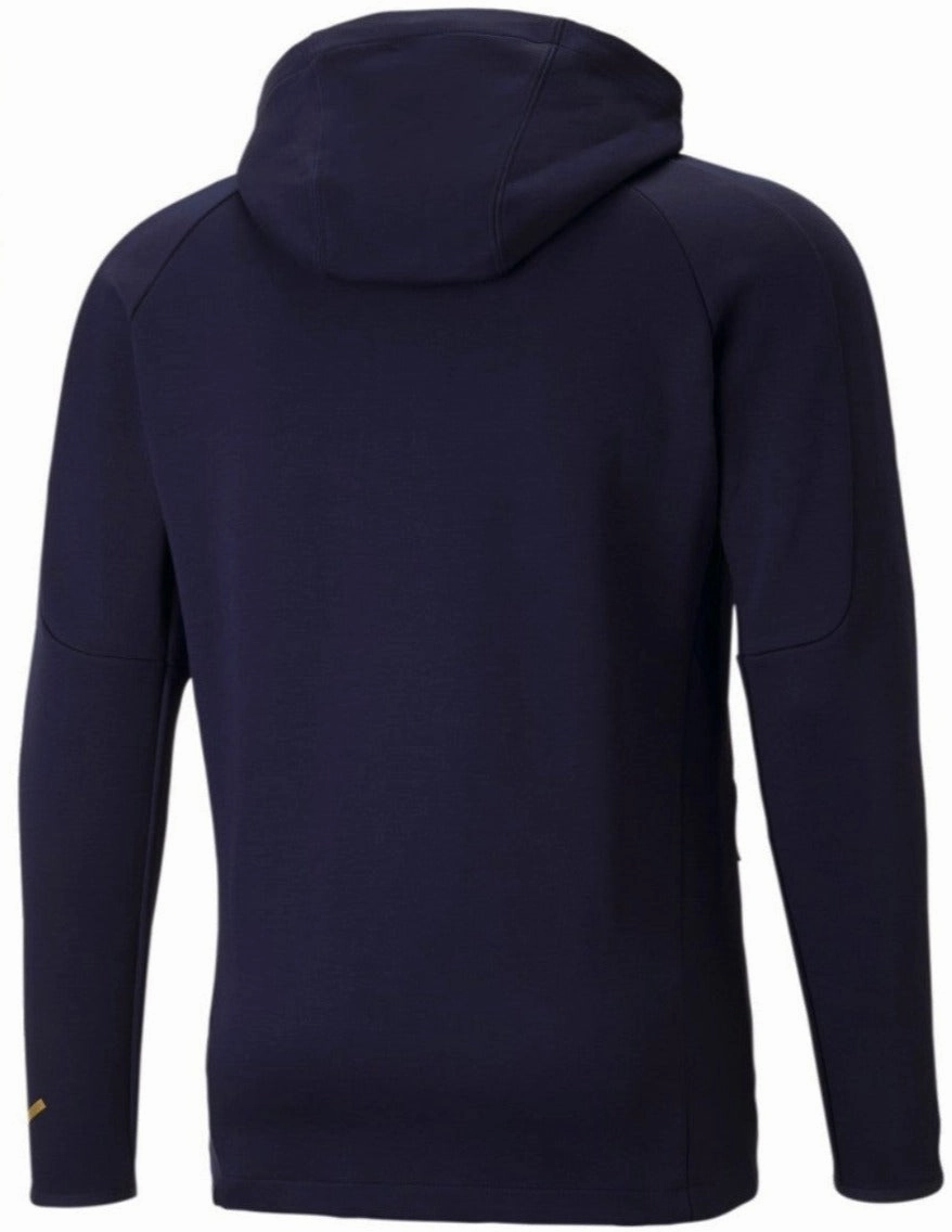 Italy navy Casual presentation Soccer tracksuit 2022/23 - Puma OdorResistantLining Anti-odor technology