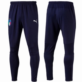 Italy soccer navy technical training pants 2018/19 - Puma Summer Wear detergent