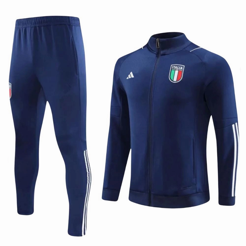 Italy Tracksuit 23/24 Navy Full Zip watch venue Semi-formal