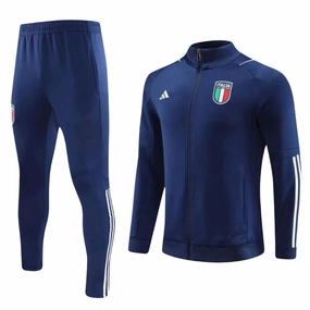 Italy Tracksuit 23/24 Navy Full Zip polyethylene terephthalate