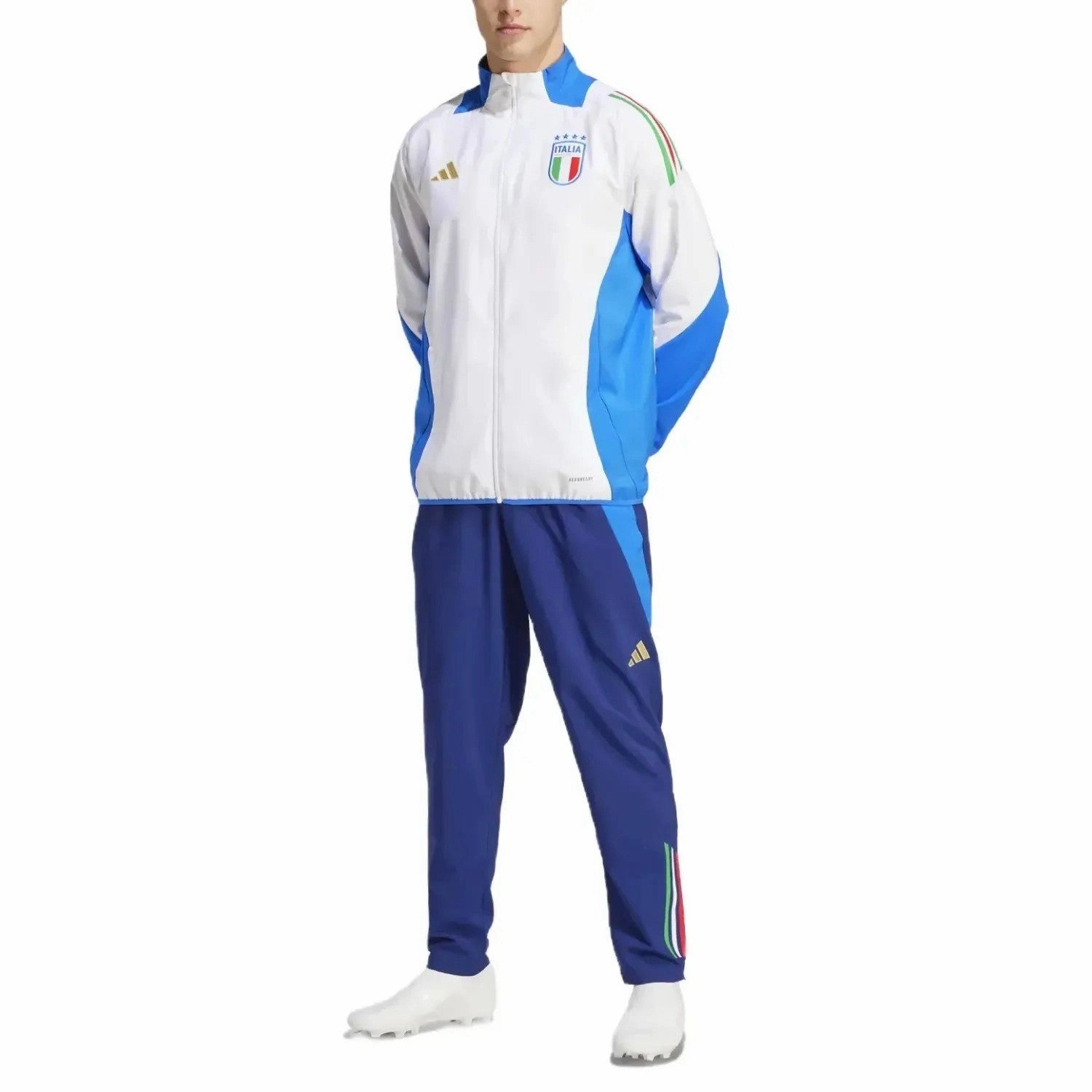 Outdoor Wear Lightweight Italy training presentation Soccer tracksuit 2024/25 - Adidas
