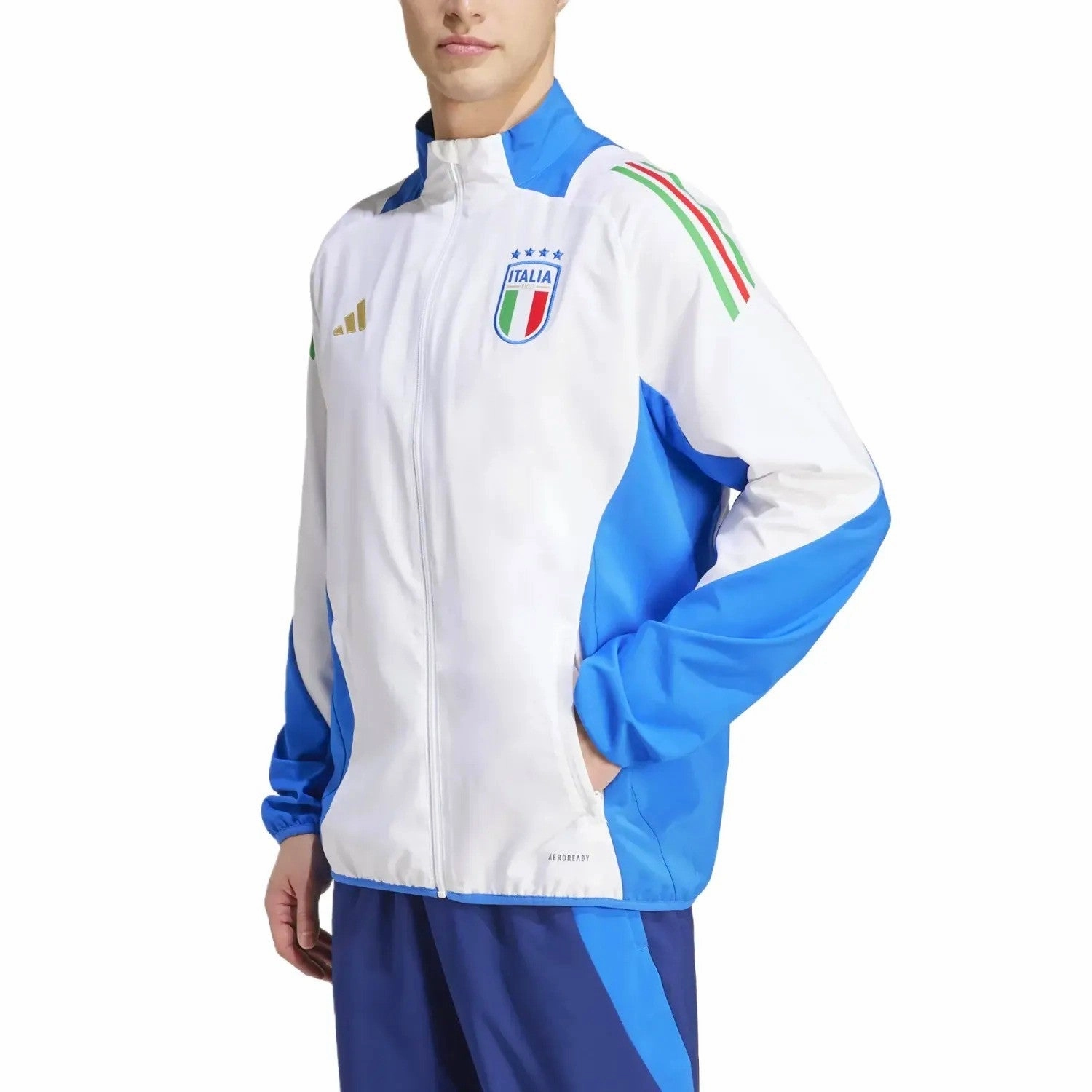 Easy to use Lightweight Performance Italy training presentation Soccer tracksuit 2024/25 - Adidas