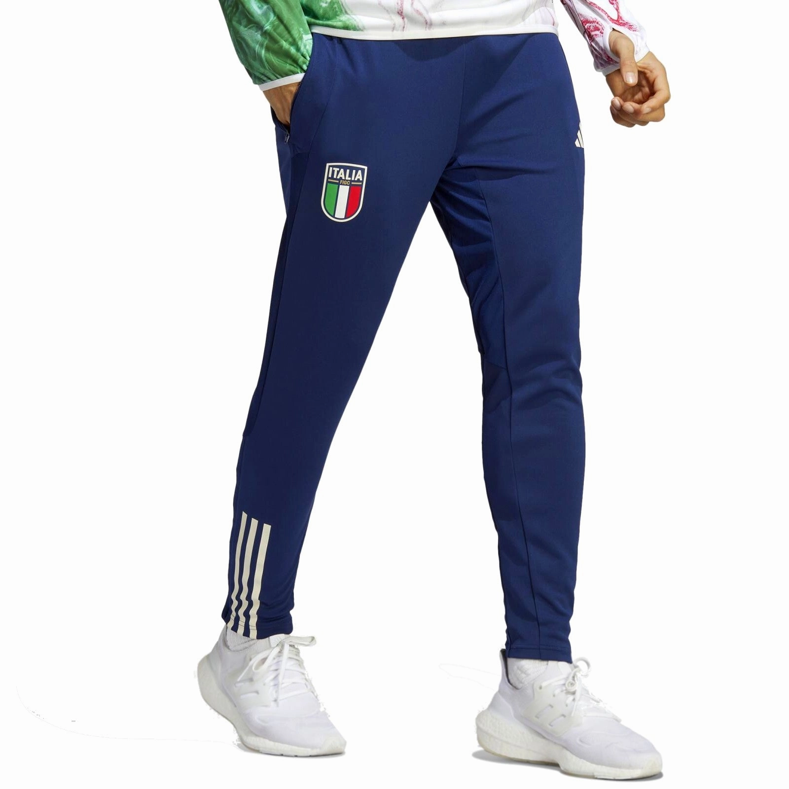 Italy training technical Soccer tracksuit 2023/24 navy - Adidas Performance factor