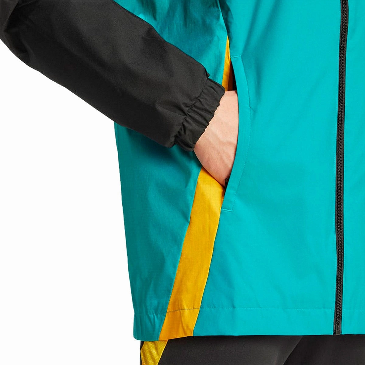 Quick Release Fastener handbag venue Jamaica soccer training rain jacket 2024/25 - Adidas