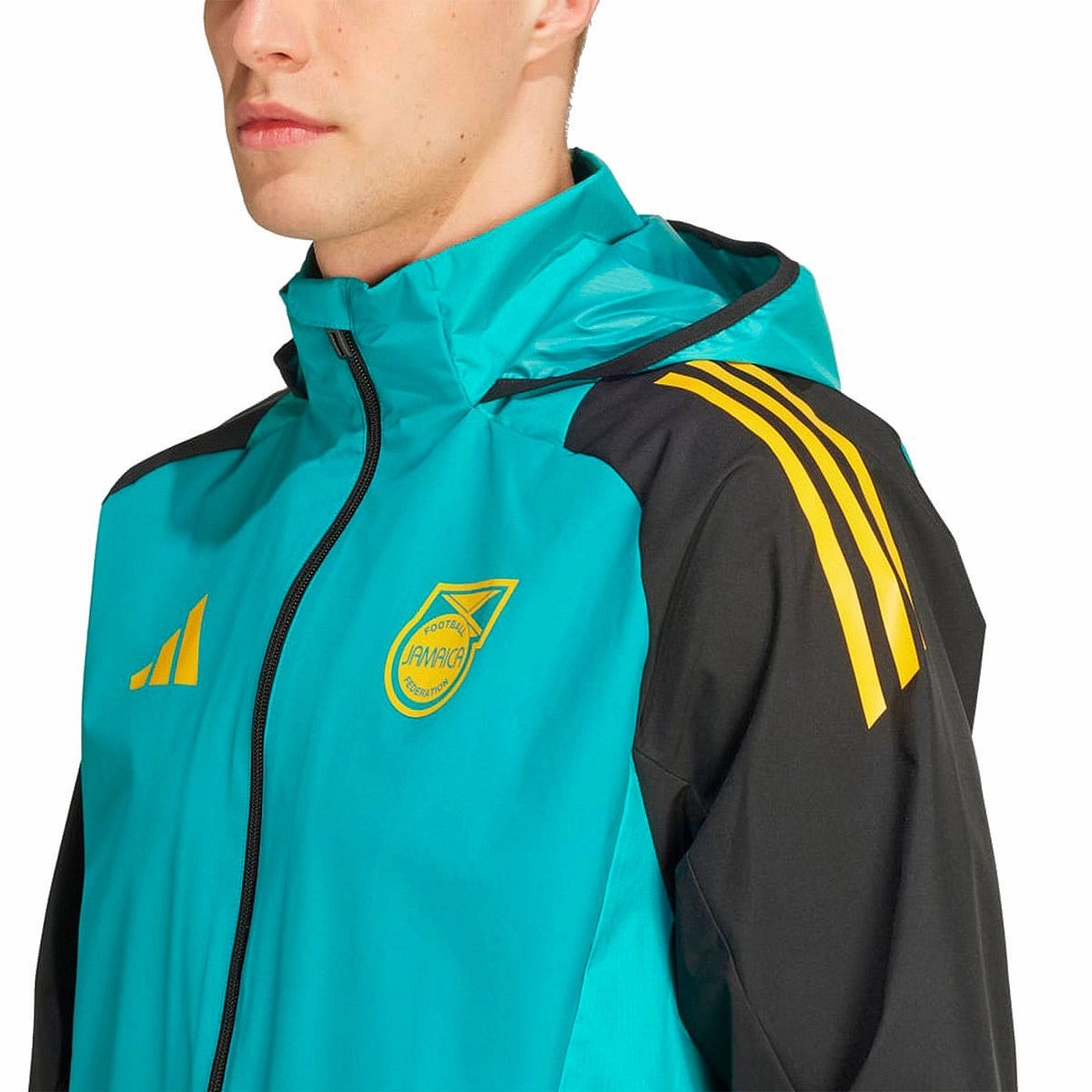 Jamaica soccer training rain jacket 2024/25 - Adidas Comfortable
