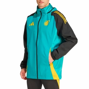 Jamaica soccer training rain jacket 2024/25 - Adidas expression Mobility-friendly