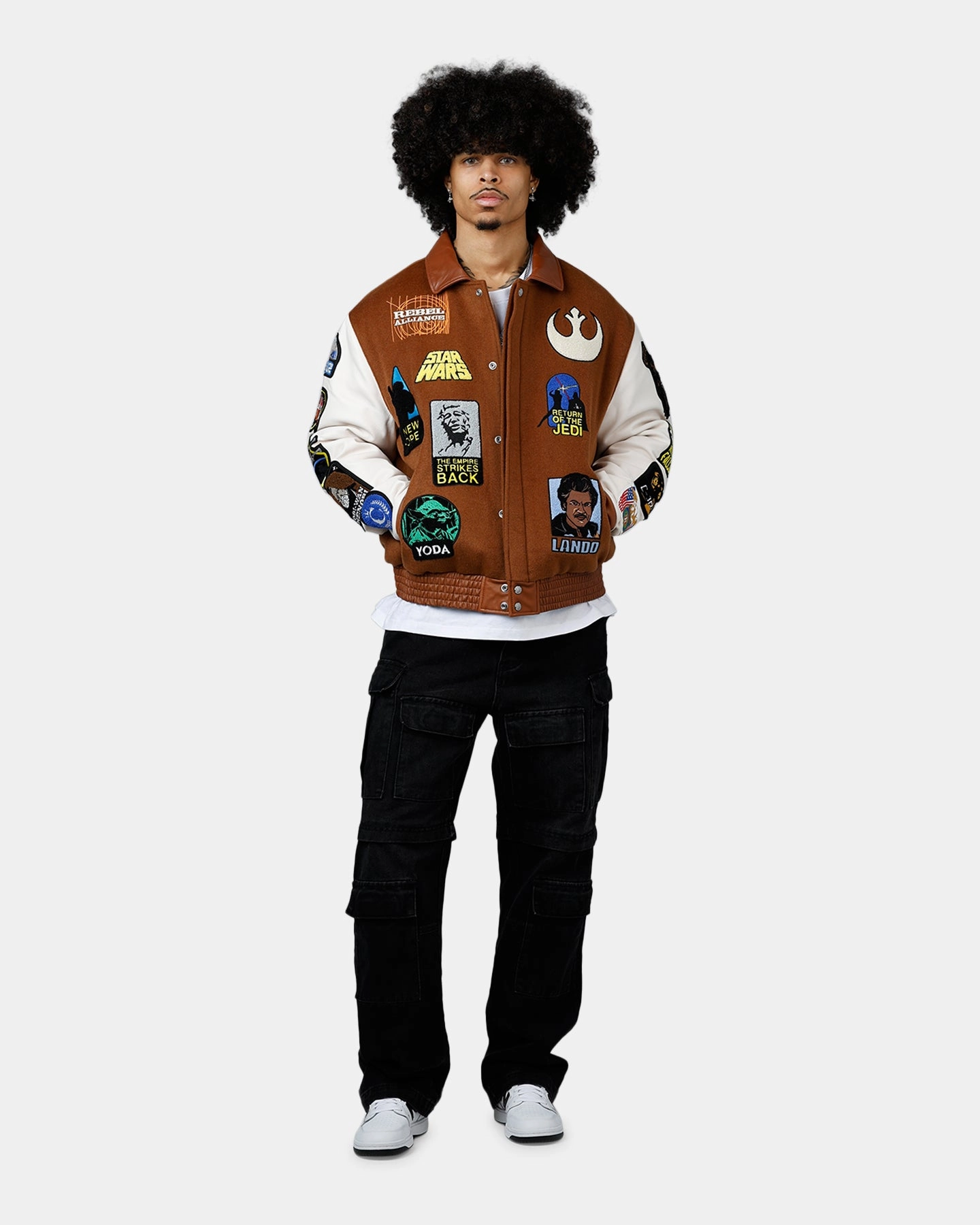 Premium Fit suitable for casual gatherings Jeff Hamilton X Star Wars Rebels Jacket Brown
