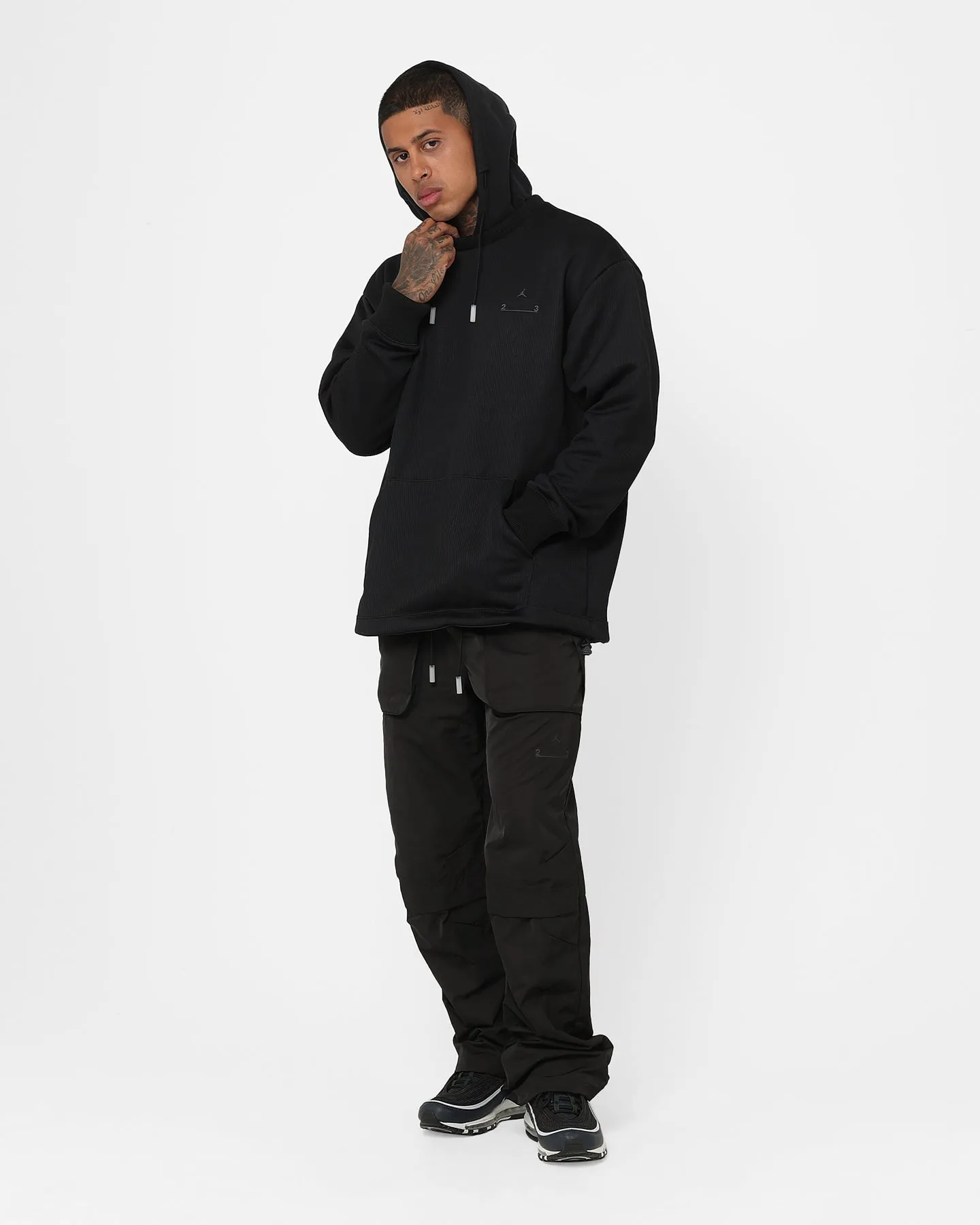 Modern Tailoring Jordan 23 Engineered Statement Fleece Pullover Hoodie Black