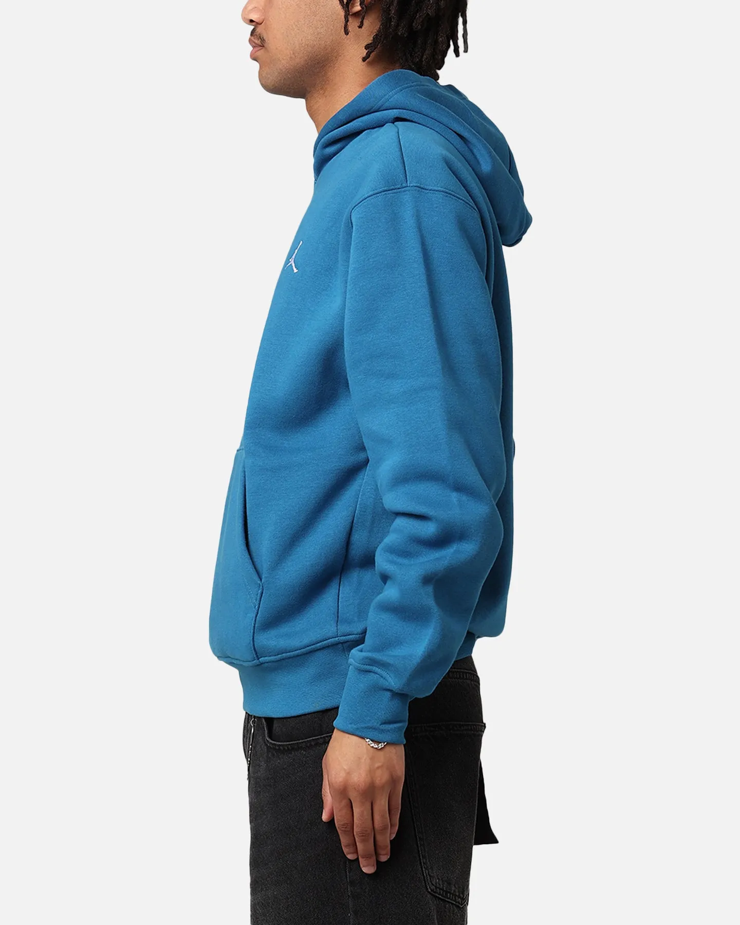 Packable Feature Rank Jordan Essential Brooklyn Fleece Pullover Hoodie Industrial Blue
