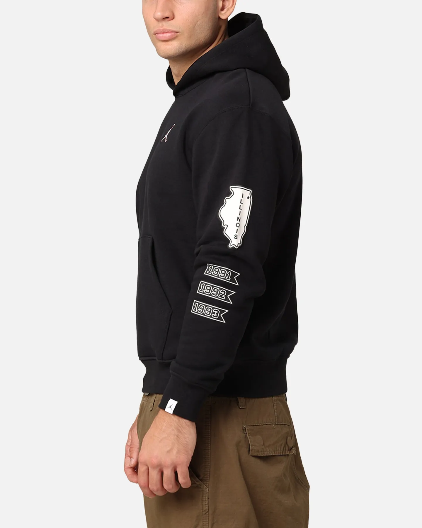 Functional Design Jordan Essentials Fleece Pullover Hoodie Black/White