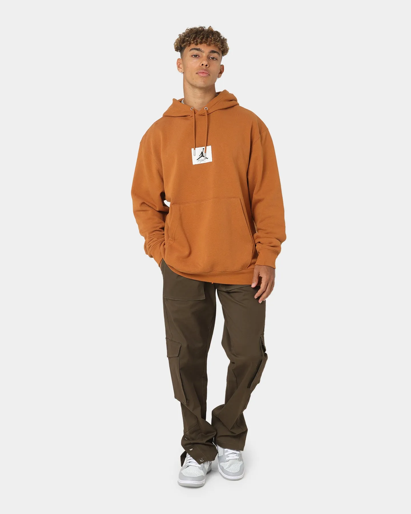 Wind Friendly Jordan Essentials Statement Fleece Hoodie Desert Bronze