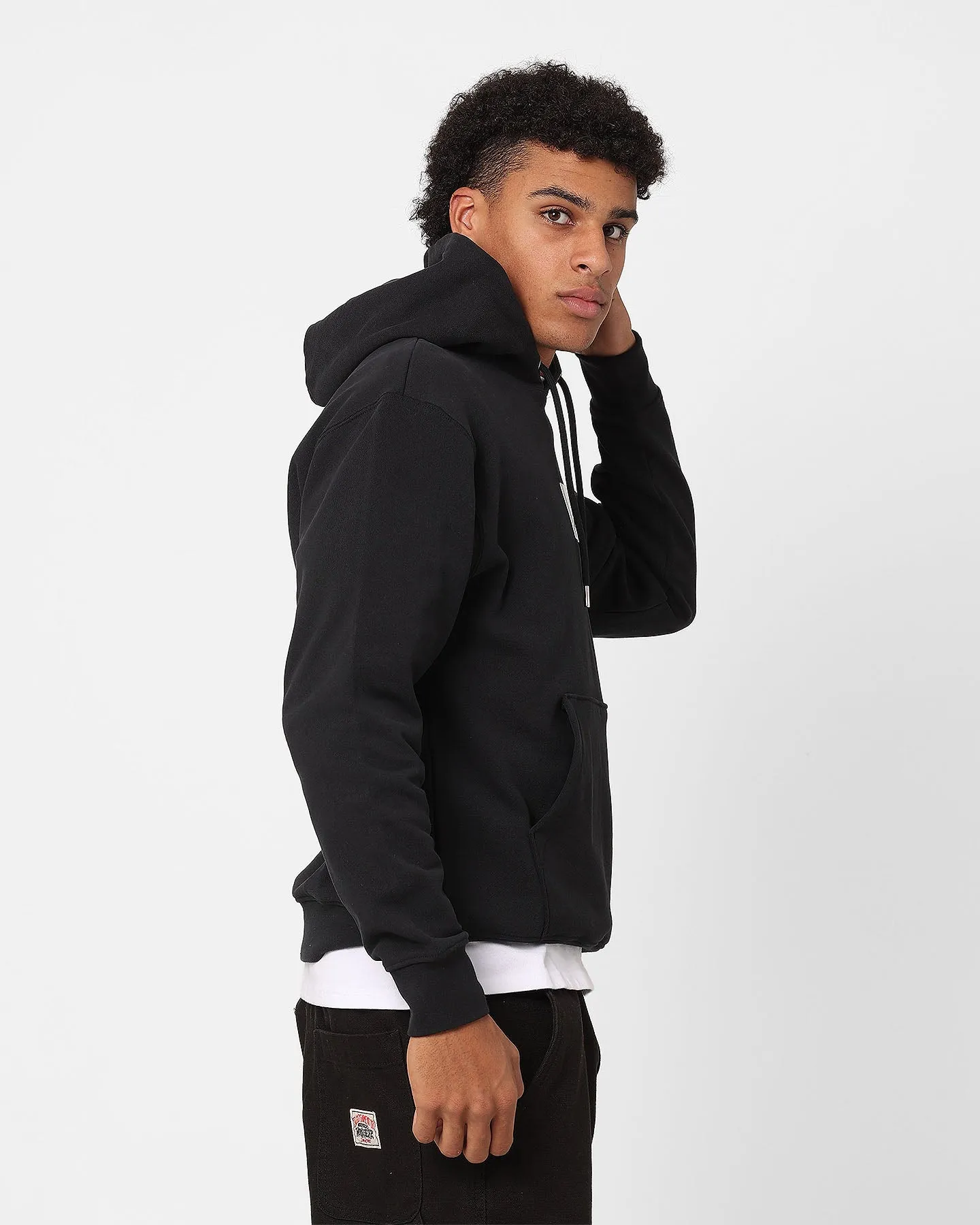 Discount Jordan Essentials Statement Fleece Pullover Hoodie Black/Sail