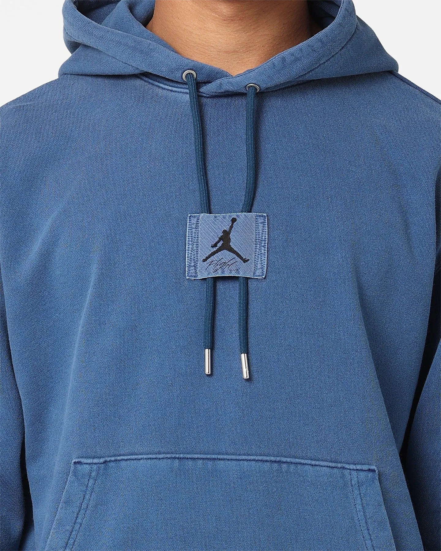 Awareness Jordan Essentials Statement Washed Fleece Pullover Hoodie Sky J French Blue