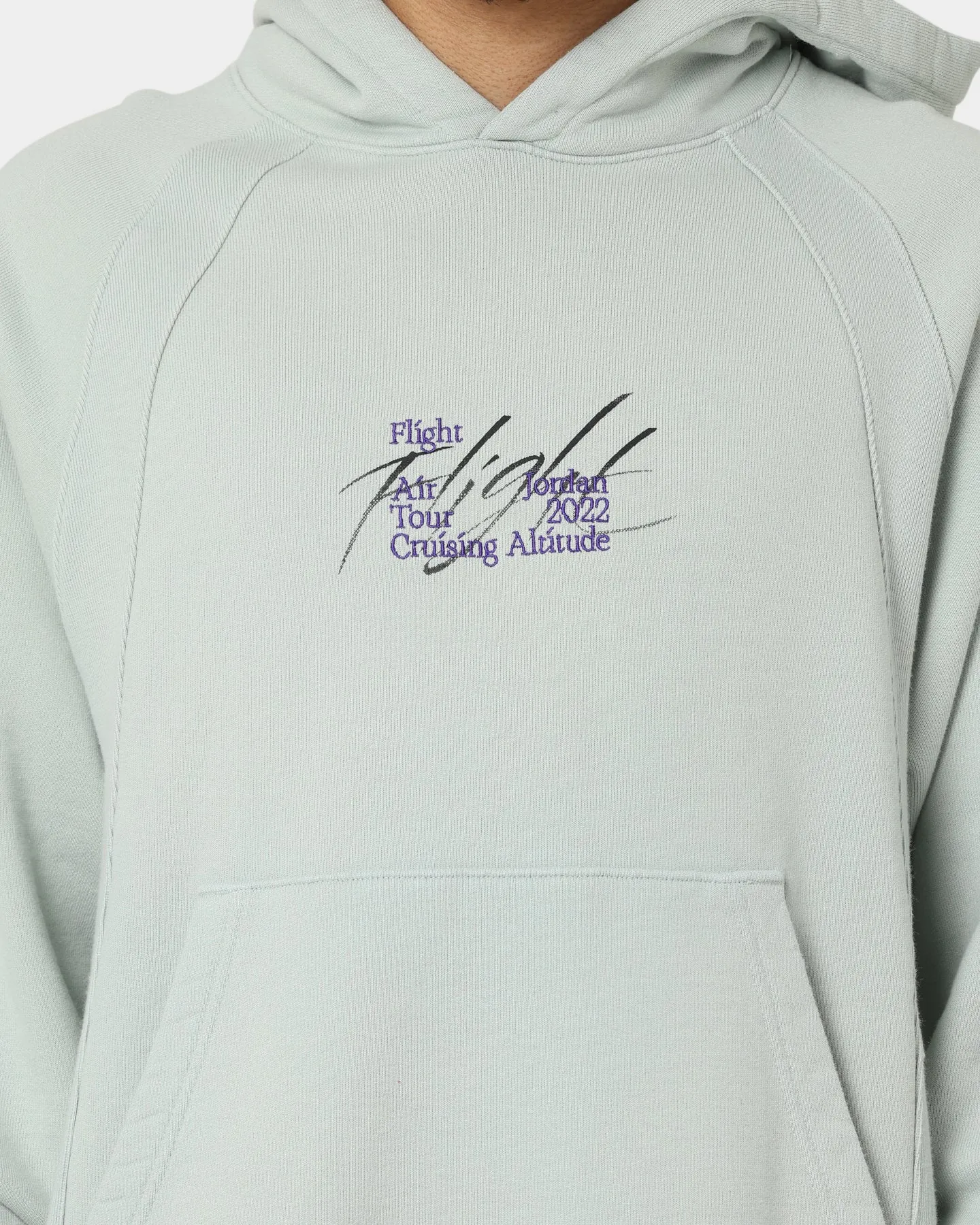 Cravat Jordan Flight Heritage French Terry Pullover Hoodie Seafoam