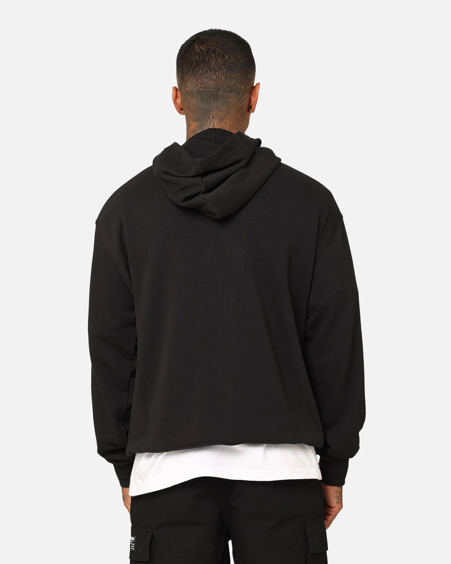 Broadcast Ergonomic Shoulder Design Jordan Flight MVP Fleece Pullover Hoodie Black