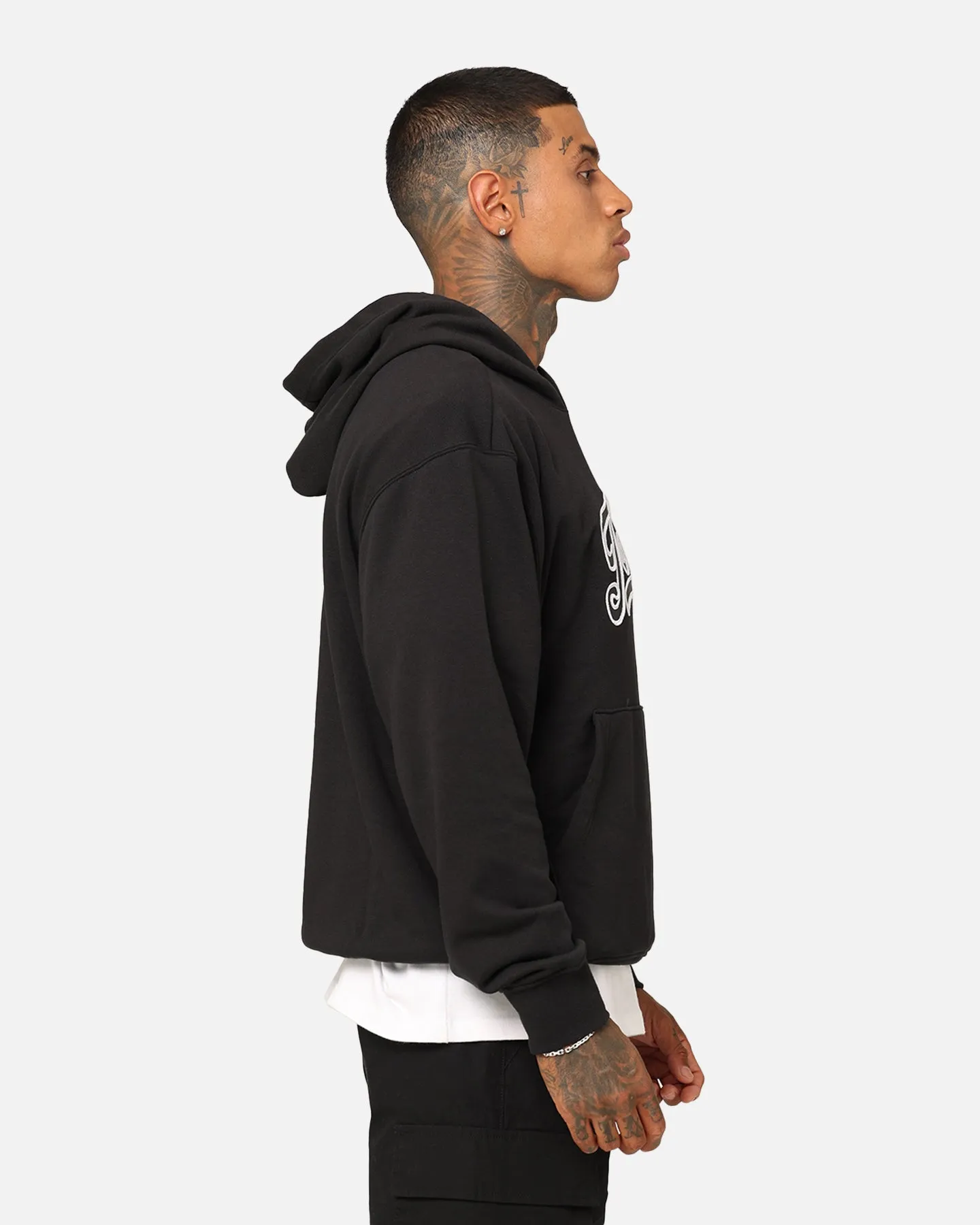 Jordan Flight MVP Fleece Pullover Hoodie Black Hairspray Debit