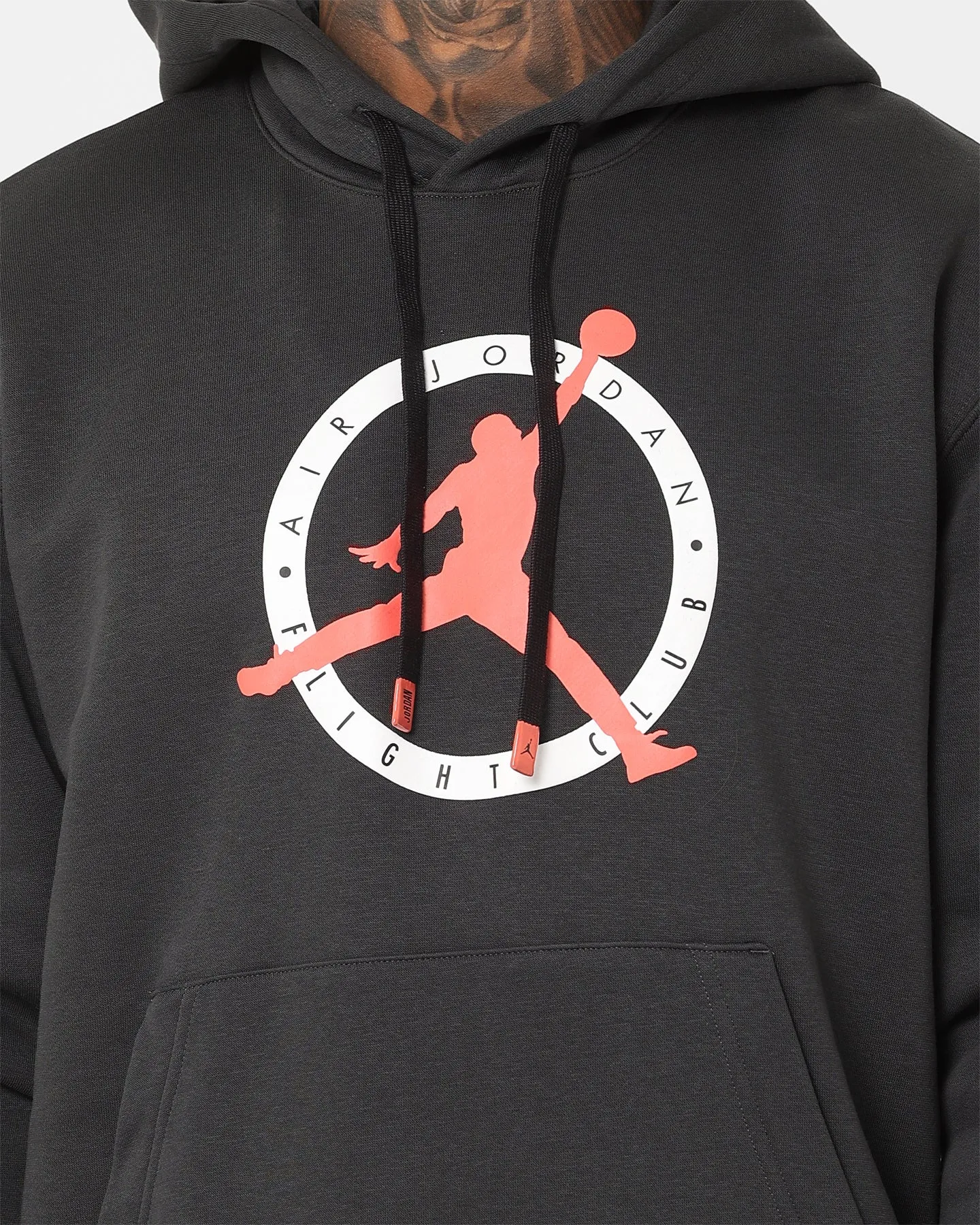 Jordan Flight MVP Graphic Fleece Pullover Hoodie Off Noir Light Reflective Trims Eco - friendly