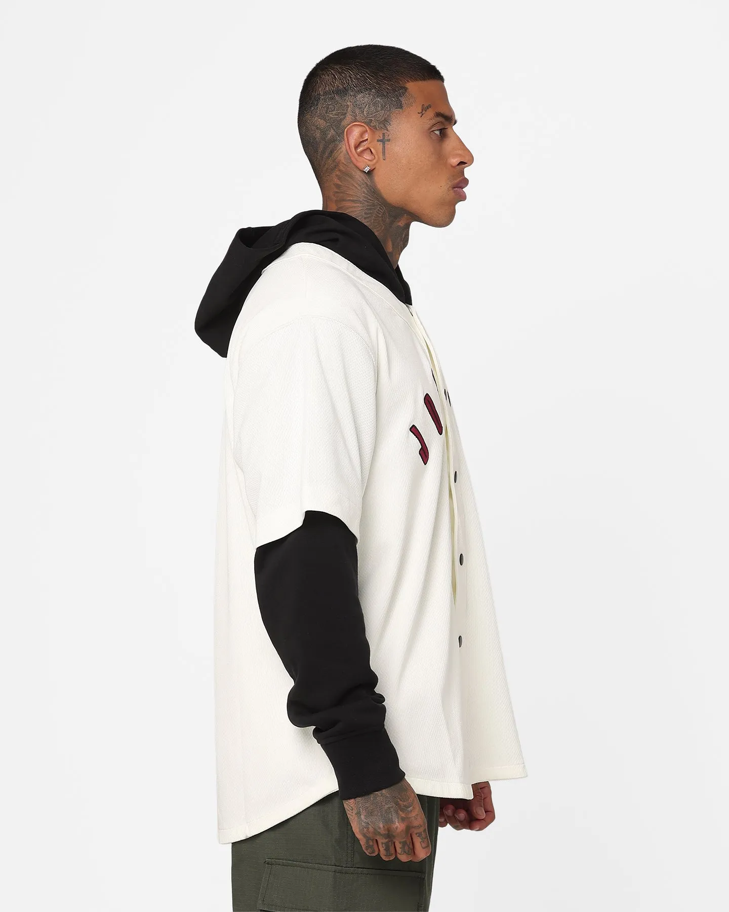 Jordan Flight MVP Long Sleeve T-Shirt Sail/Black/Sail Hidden pockets