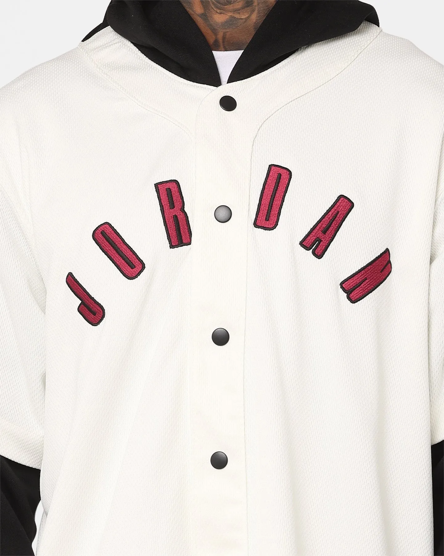 Jordan Flight MVP Long Sleeve T-Shirt Sail/Black/Sail Yellow Forest